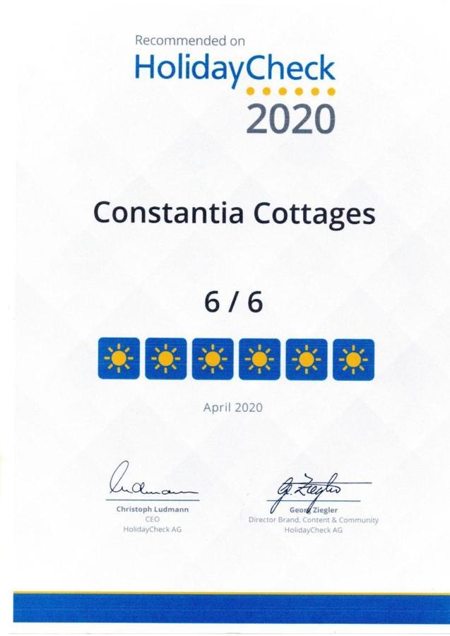 Constantia Cottages Eksteriør billede